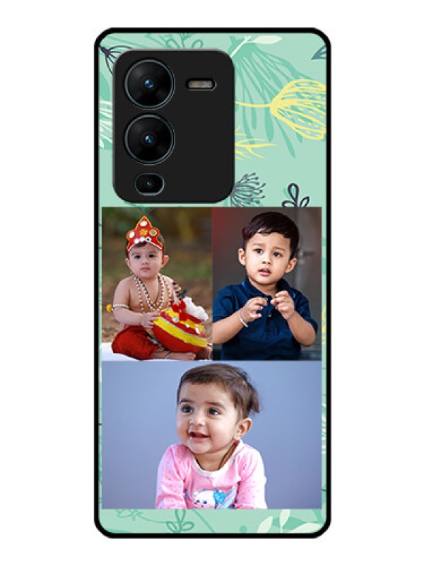 Custom Vivo V25 Pro 5G Photo Printing on Glass Case - Forever Family Design