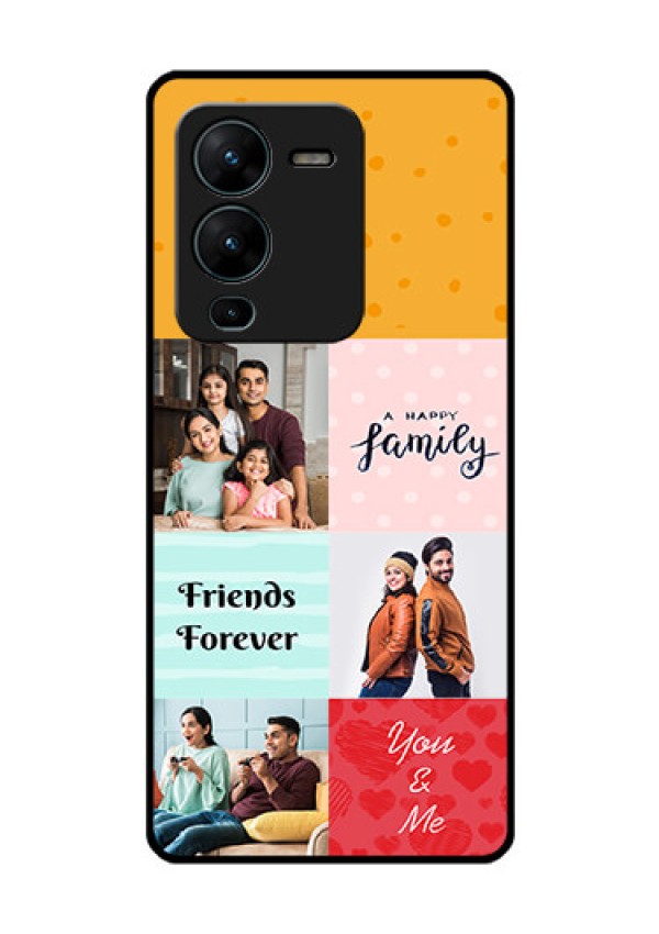 Vivo V25 Pro 5G Personalized Glass Phone Case - Images with Quotes Design