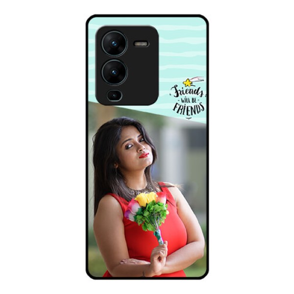 Vivo V25 Pro 5G Custom Glass Phone Case - Friends Picture Icon Design