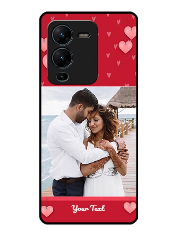 Custom Vivo V25 Pro 5G Custom Glass Phone Case - Valentines Day Design