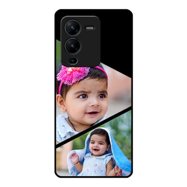 Vivo V25 Pro 5G Custom Glass Phone Case - Semi Cut Design