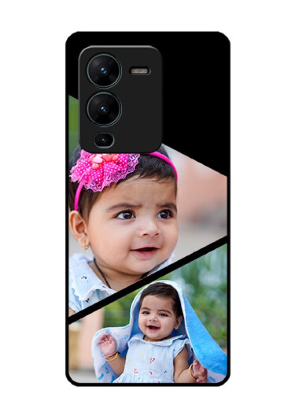 Vivo V25 Pro 5G Custom Glass Phone Case - Semi Cut Design