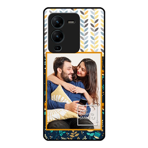 Vivo V25 Pro 5G Custom Glass Mobile Case - Pattern Design