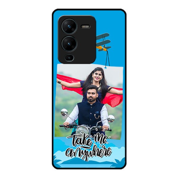 Vivo V25 Pro 5G Custom Glass Mobile Case - Traveller Design