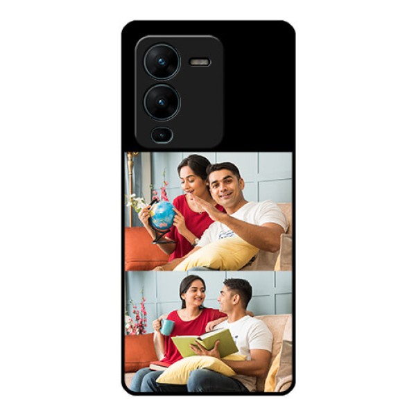 Vivo V25 Pro 5G 2 Images on Glass Phone Cover