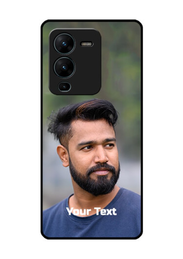 Vivo V25 Pro 5G Glass Mobile Cover: Photo with Text