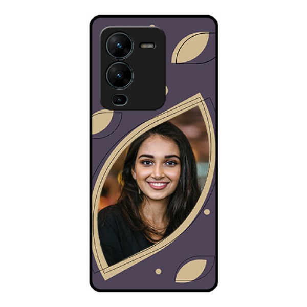 Vivo V25 Pro 5G Custom Glass Mobile Case - Falling Leaf Design