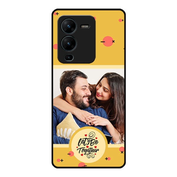 Vivo V25 Pro 5G Photo Printing on Glass Case - Lets be Together Design