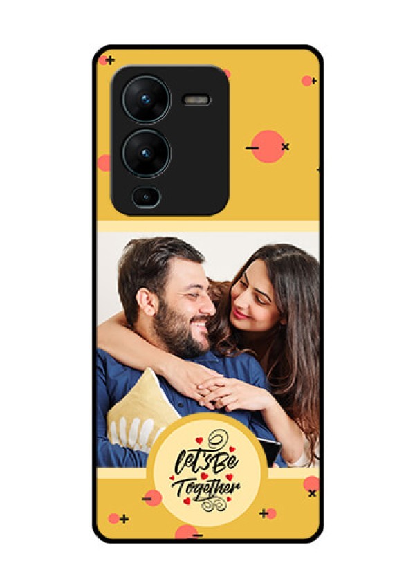 Vivo V25 Pro 5G Photo Printing on Glass Case - Lets be Together Design