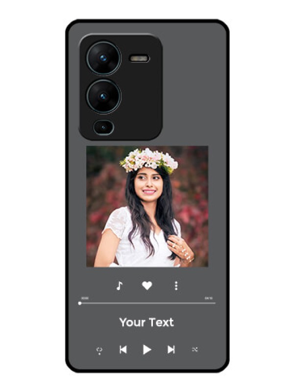 Custom Vivo V25 Pro 5G Custom Glass Mobile Case - Play The Music Design