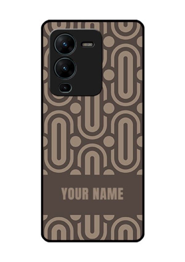 Vivo V25 Pro 5G Custom Glass Phone Case - Captivating Zero Pattern Design