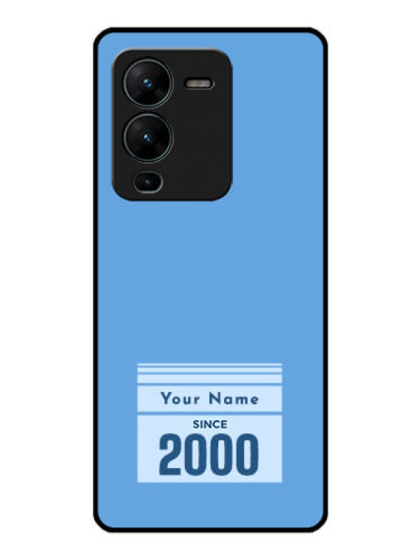 Custom Vivo V25 Pro 5G Custom Glass Mobile Case - Custom Year of birth Design