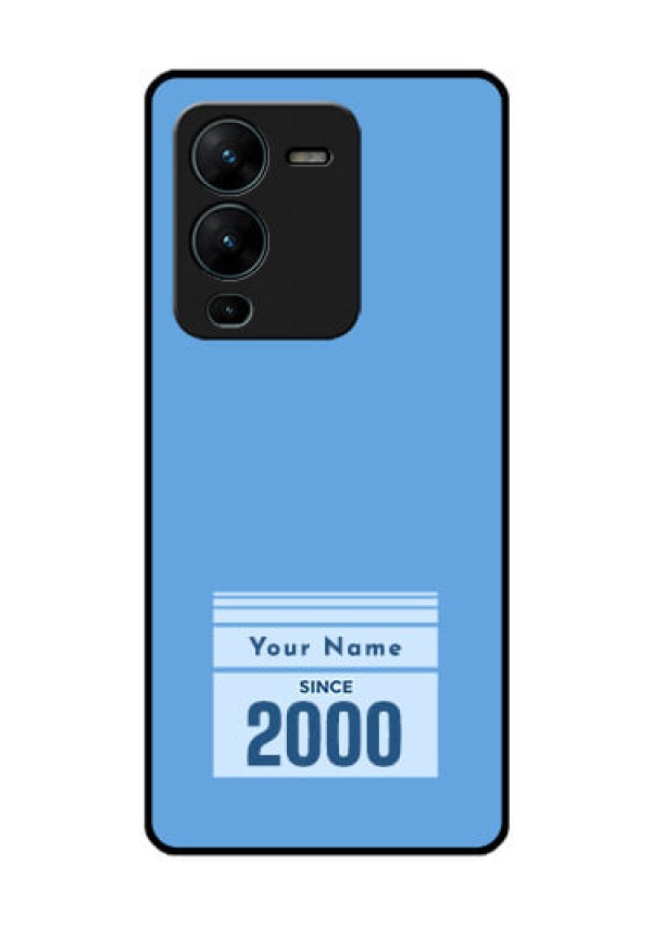 Vivo V25 Pro 5G Custom Glass Mobile Case - Custom Year of birth Design
