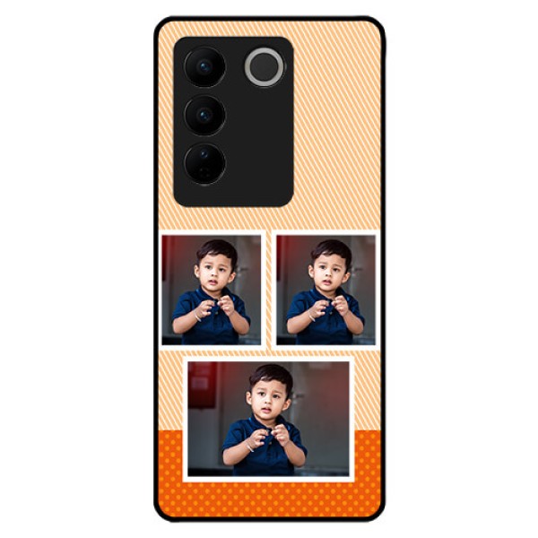 Vivo V27 Pro 5G Photo Printing on Glass Case - Bulk Photos Upload Design Vivo V27 Pro 5G Photo Printing on Glass Case - Bulk Photos Upload Design