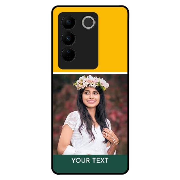 Vivo V27 Pro 5G Photo Printing on Glass Case - Love You Design
