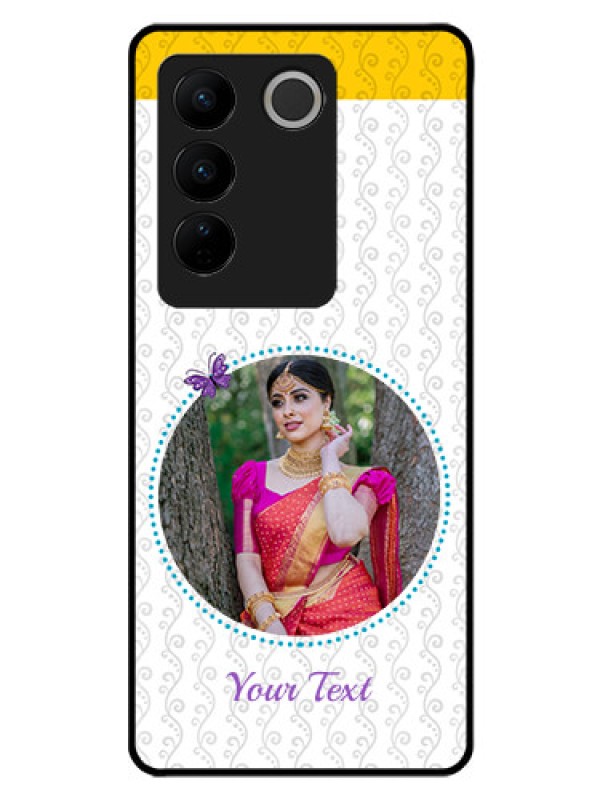 Custom Vivo V27 Pro 5G Custom Glass Mobile Case - Girls Premium Case Design