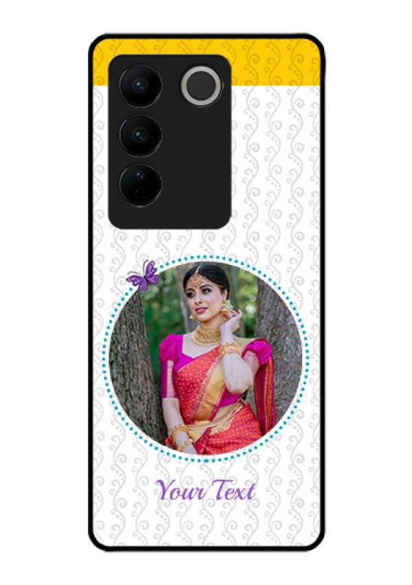 Vivo V27 Pro 5G Custom Glass Mobile Case - Girls Premium Case Design