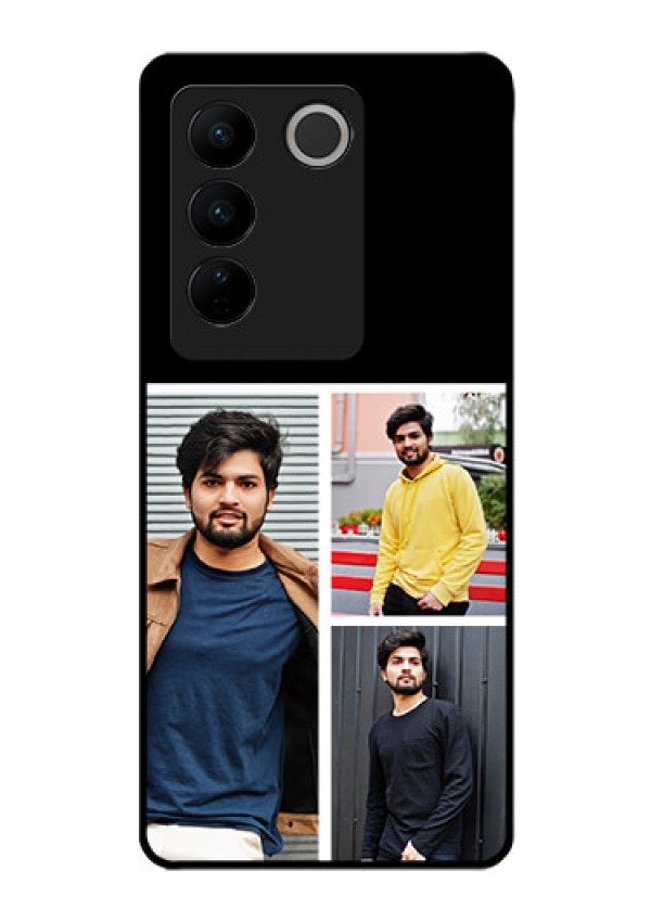 Vivo V27 Pro 5G Photo Printing on Glass Case - Upload Multiple Picture Design