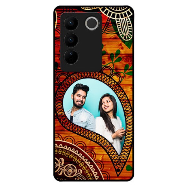 Vivo V27 Pro 5G Personalized Glass Phone Case - Abstract Colorful Design