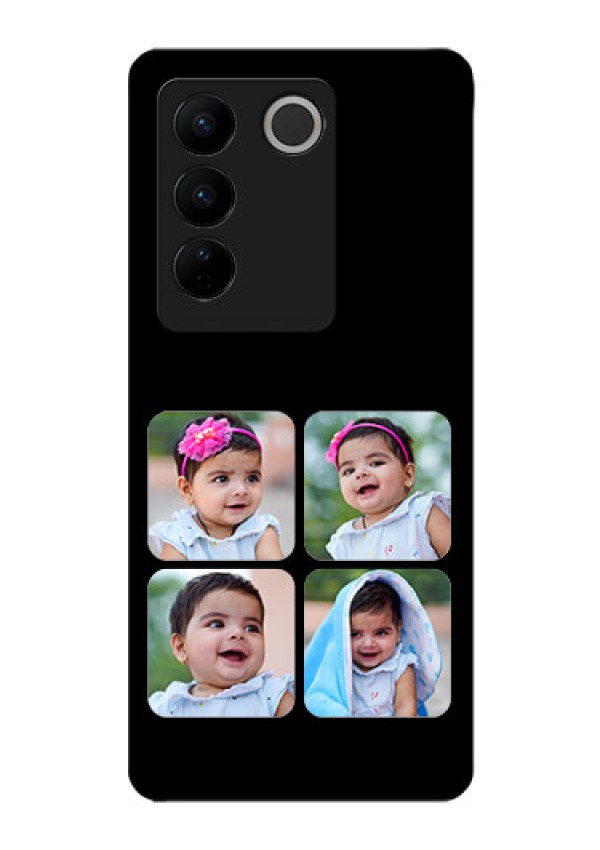 Vivo V27 Pro 5G Photo Printing on Glass Case - Multiple Pictures Design