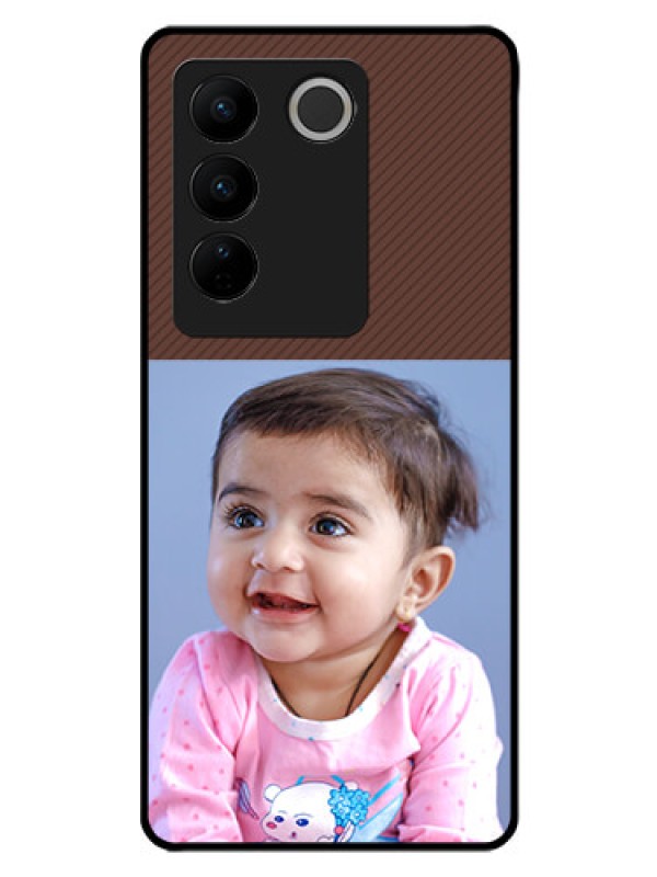 Custom Vivo V27 Pro 5G Custom Glass Mobile Case - Elegant Case Design