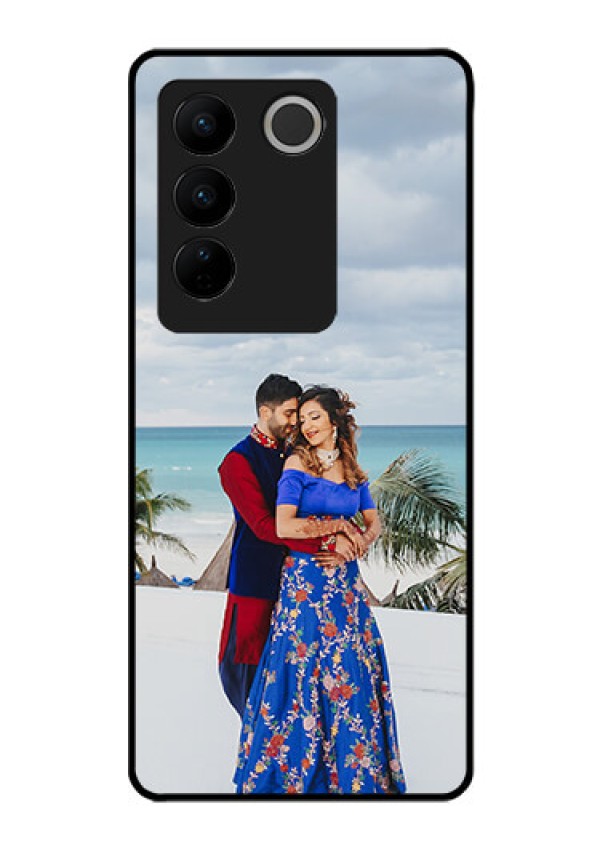 Vivo V27 Pro 5G Photo Printing on Glass Case - Upload Full Picture Design