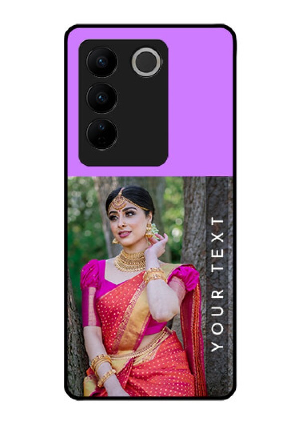 Vivo V27 Pro 5G Custom Glass Mobile Case - Birthday Icons Design