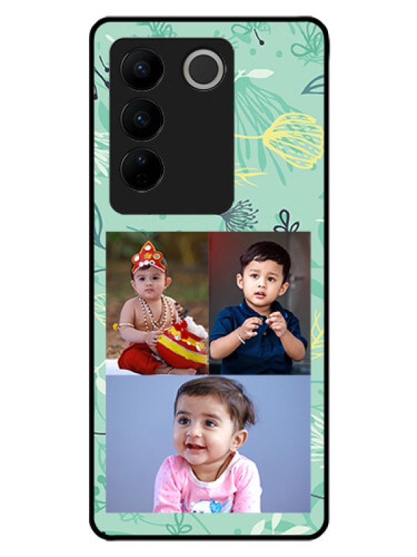 Custom Vivo V27 Pro 5G Photo Printing on Glass Case - Forever Family Design