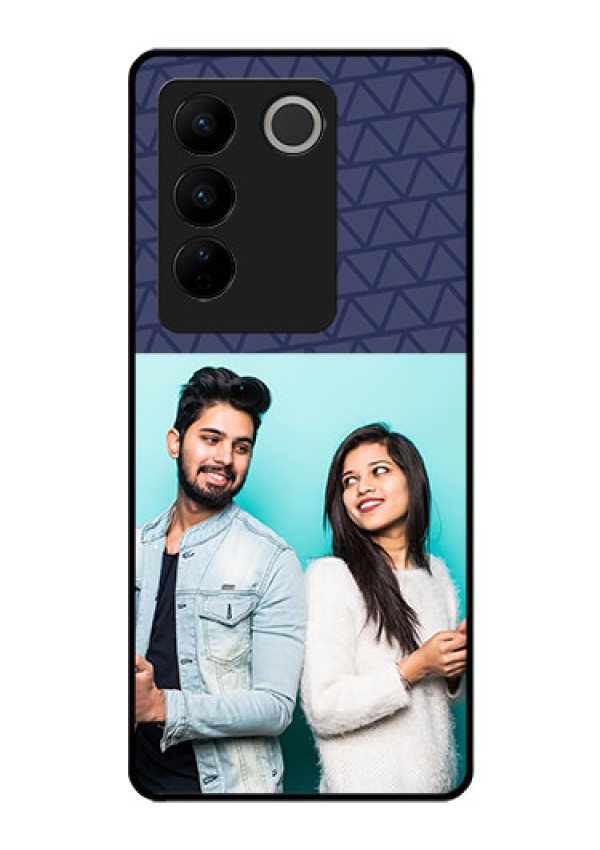 Vivo V27 Pro 5G Photo Printing on Glass Case - with Best Friends Design