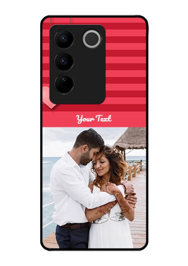 Vivo V27 Pro 5G Custom Glass Phone Case - Valentines Day Design
