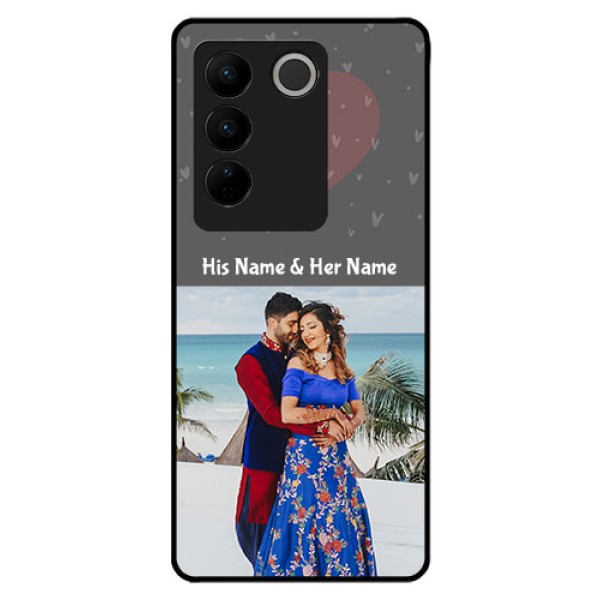 Vivo V27 Pro 5G Custom Glass Mobile Case - Buy Love Design with Photo Online Vivo V27 Pro 5G Custom Glass Mobile Case - Buy Love Design with Photo Online