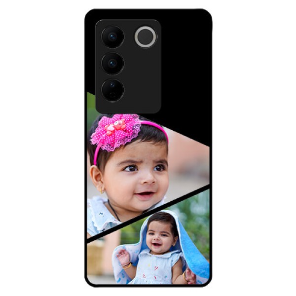 Vivo V27 Pro 5G Custom Glass Phone Case - Semi Cut Design