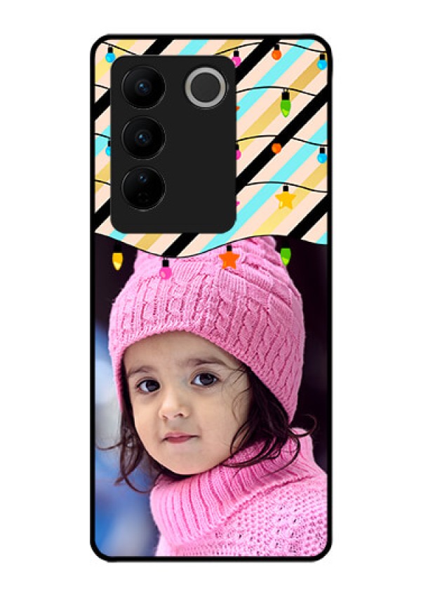 Vivo V27 Pro 5G Custom Glass Mobile Case - Lights Hanging Design