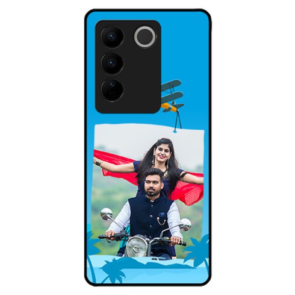 Vivo V27 Pro 5G Custom Glass Mobile Case - Traveller Design
