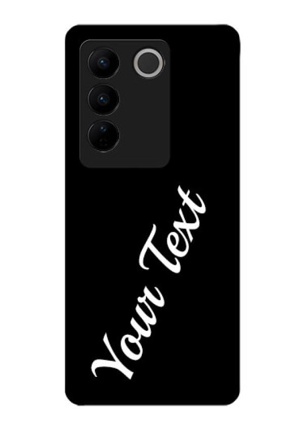 Vivo V27 Pro 5G Custom Glass Mobile Cover with Your Name
