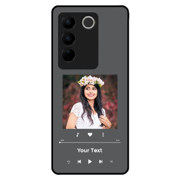 Vivo V27 Pro Custom Glass Mobile Case - Play The Music Design