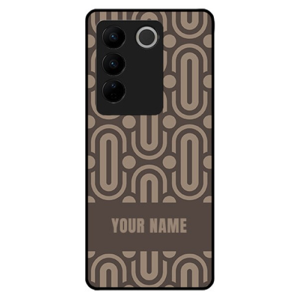 Vivo V27 Pro Custom Glass Phone Case - Captivating Zero Pattern Design Vivo V27 Pro Custom Glass Phone Case - Captivating Zero Pattern Design