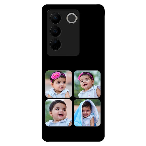 Vivo V27 5G Photo Printing on Glass Case - Multiple Pictures Design Vivo V27 5G Photo Printing on Glass Case - Multiple Pictures Design
