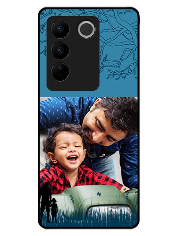 Custom Vivo V27 5G Custom Glass Mobile Case - Best dad design