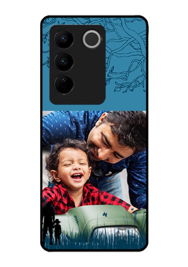 Vivo V27 5G Custom Glass Mobile Case - Best dad design