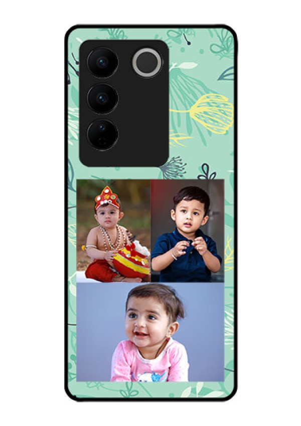 Vivo V27 5G Photo Printing on Glass Case - Forever Family Design