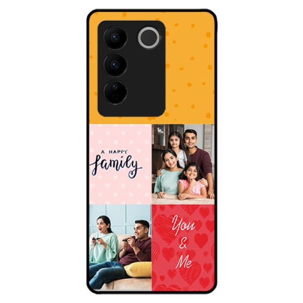 Vivo V27 5G Personalized Glass Phone Case - Images with Quotes Design Vivo V27 5G Personalized Glass Phone Case - Images with Quotes Design