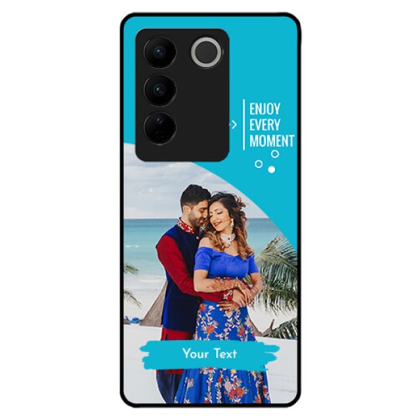 Vivo V27 5G Custom Glass Mobile Case - Happy Moment Design