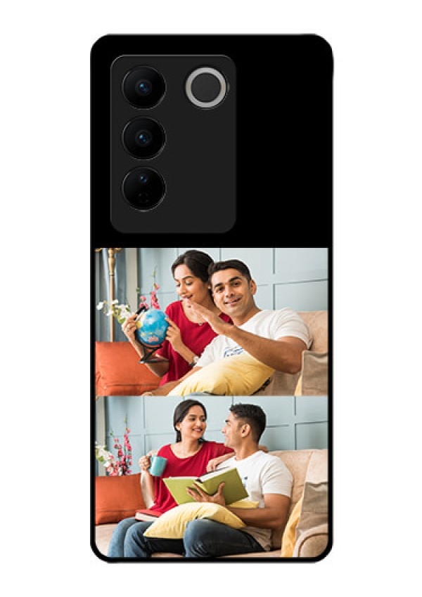Vivo V27 5G 2 Images on Glass Phone Cover