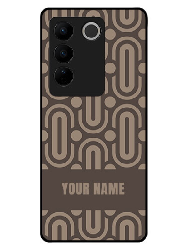 Custom Vivo V27 Custom Glass Phone Case - Captivating Zero Pattern Design