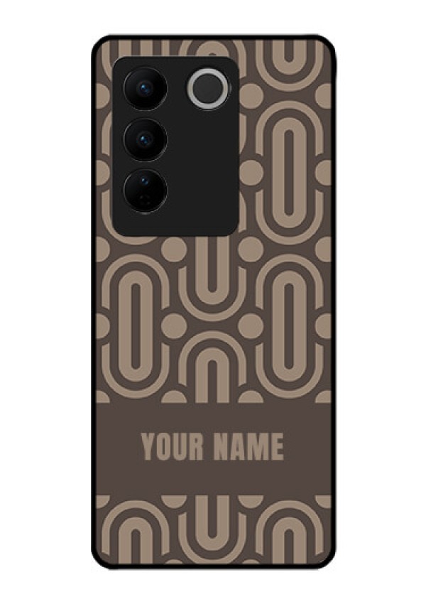 Vivo V27 Custom Glass Phone Case - Captivating Zero Pattern Design
