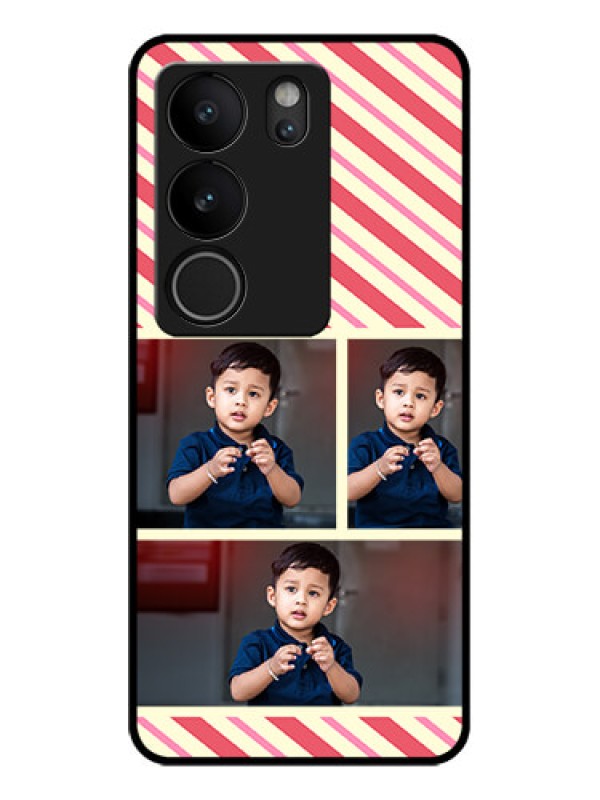 Custom Vivo V29 5G Custom Glass Phone Case - Picture Upload Mobile Case Design