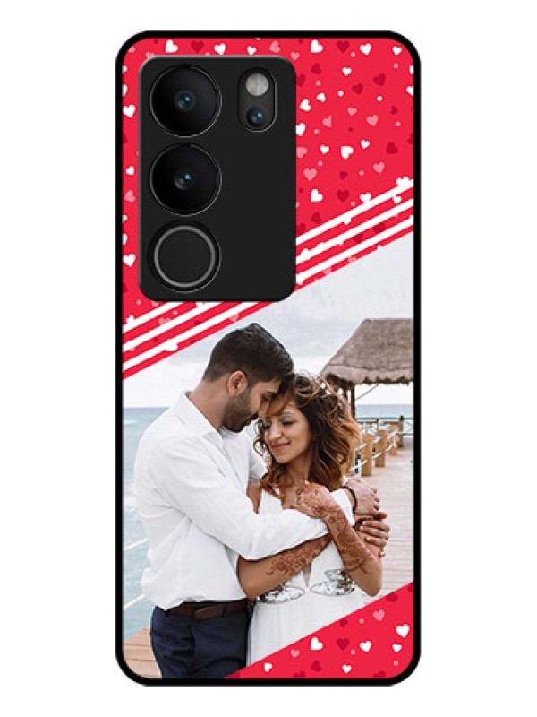 Custom Vivo V29 5G Custom Glass Phone Case - Valentines Gift Design