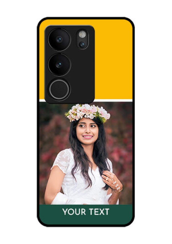 Vivo V29 5G Custom Glass Phone Case - Love You Design