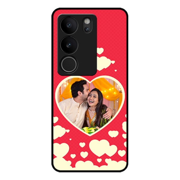 Vivo V29 5G Custom Glass Phone Case - Love Symbols Phone Cover Design Vivo V29 5G Custom Glass Phone Case - Love Symbols Phone Cover Design